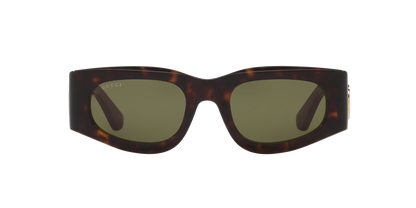 Gucci Tortoise-Green Sunglasses | GUCCI GG1664S Tortoise-Green