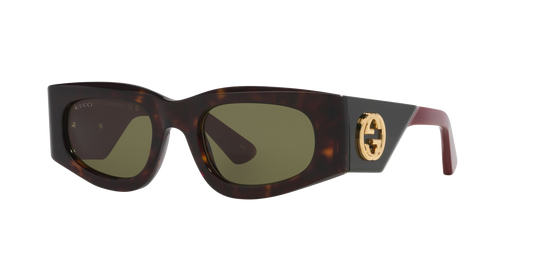 Gucci Tortoise-Green Sunglasses | GUCCI GG1664S Tortoise-Green
