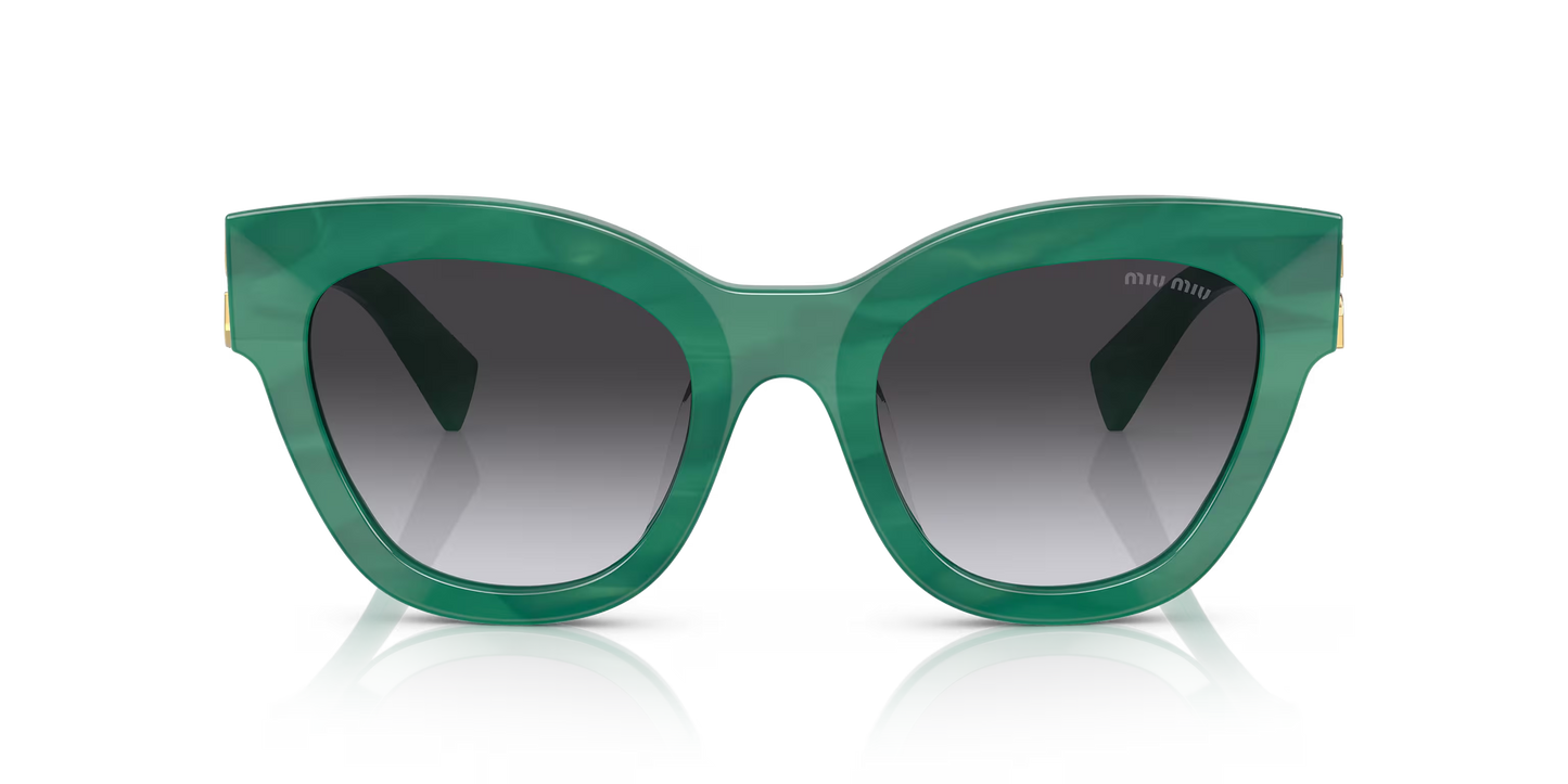משקפי שמש מיו מיו ירוק-אפור | MIU MIU MU 01YS Green-Grey