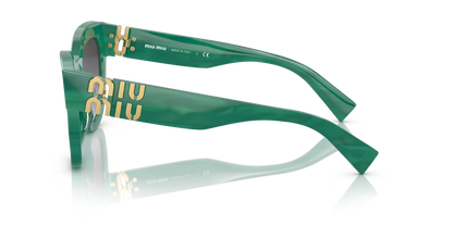 משקפי שמש מיו מיו ירוק-אפור | MIU MIU MU 01YS Green-Grey