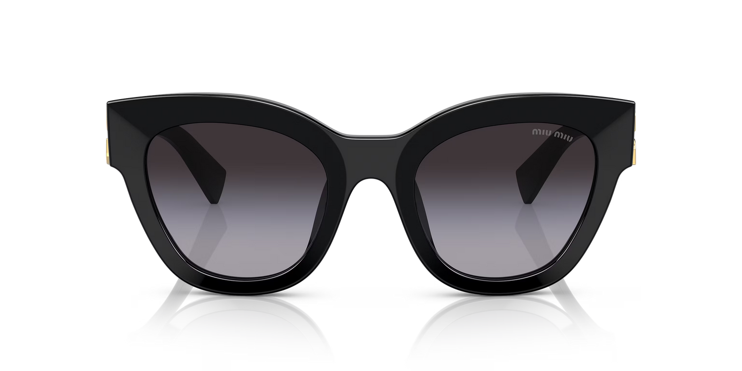 משקפי שמש מיו מיו שחור-אפור | MIU MIU MU 01YS Black-Grey