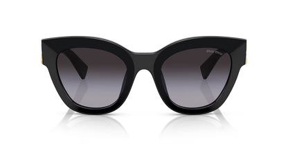 משקפי שמש מיו מיו שחור-אפור | MIU MIU MU 01YS Black-Grey
