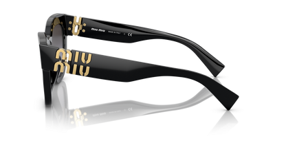 משקפי שמש מיו מיו שחור-אפור | MIU MIU MU 01YS Black-Grey