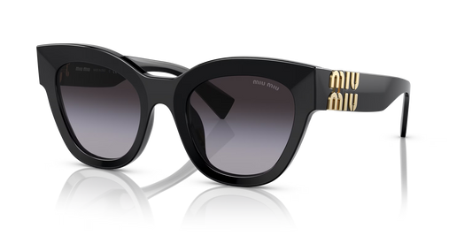 משקפי שמש מיו מיו שחור-אפור | MIU MIU MU 01YS Black-Grey