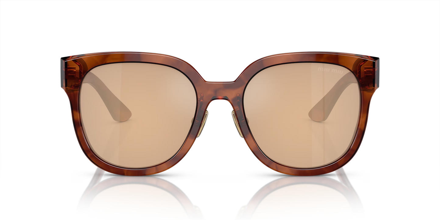 משקפי שמש מיו מיו חום-כתום | MIU MIU MU 01ZS Brown-Orange