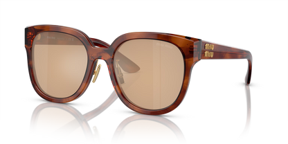 משקפי שמש מיו מיו חום-כתום | MIU MIU MU 01ZS Brown-Orange