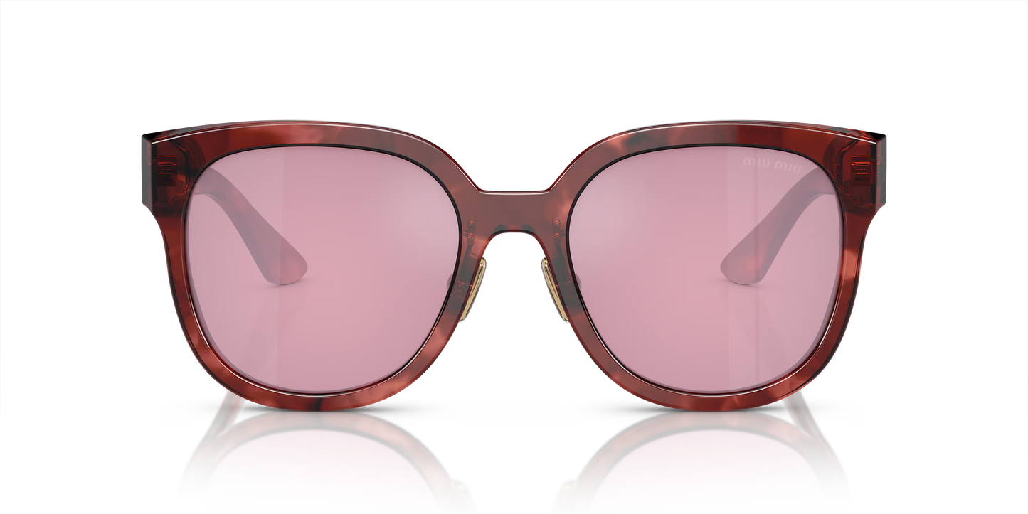 משקפי שמש מיו מיו אדום-אדום | MIU MIU MU 01ZS Red-Red