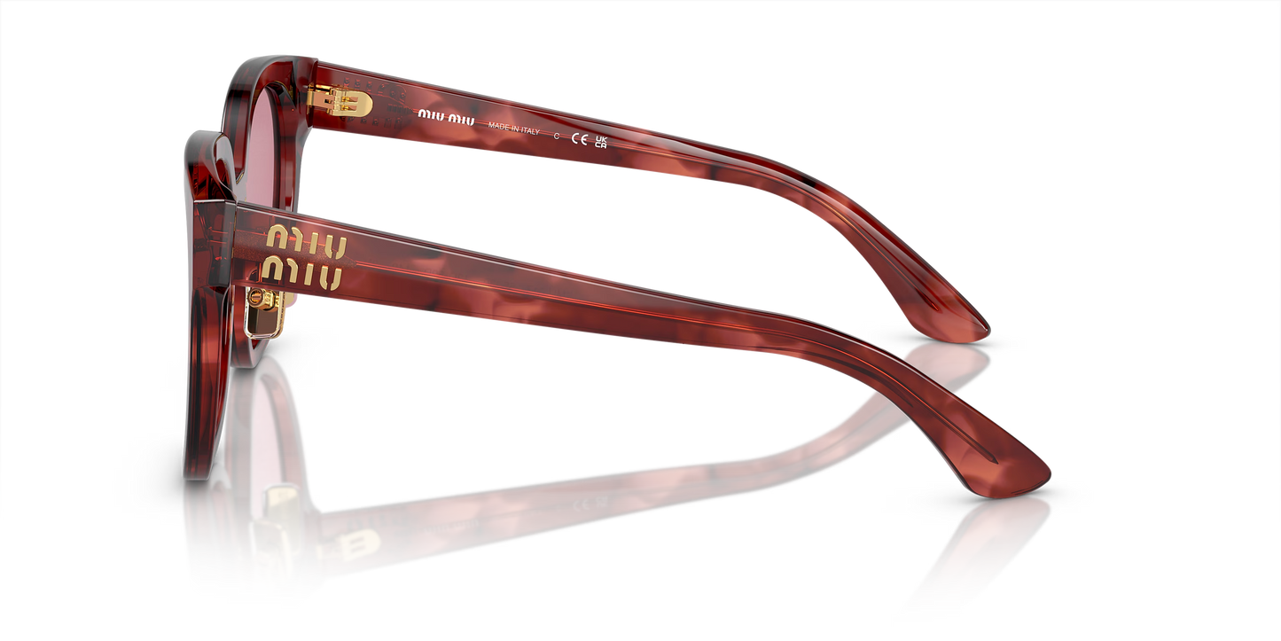 משקפי שמש מיו מיו אדום-אדום | MIU MIU MU 01ZS Red-Red