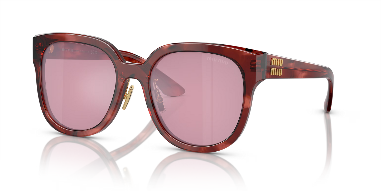 משקפי שמש מיו מיו אדום-אדום | MIU MIU MU 01ZS Red-Red