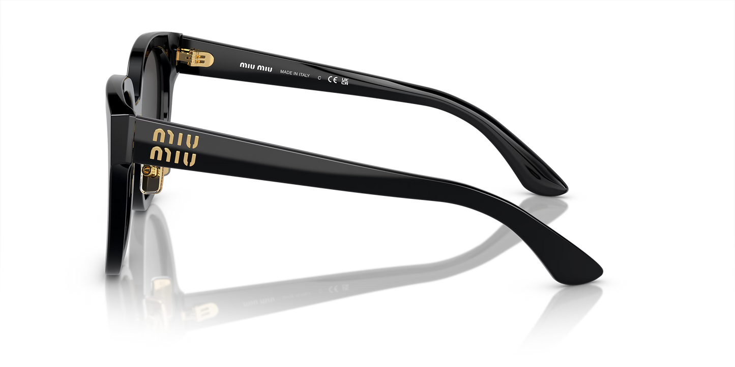 משקפי שמש מיו מיו שחור-אפור | MIU MIU MU 01ZS Black-Grey