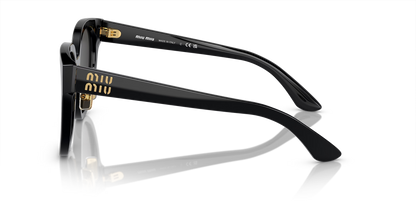 משקפי שמש מיו מיו שחור-אפור | MIU MIU MU 01ZS Black-Grey
