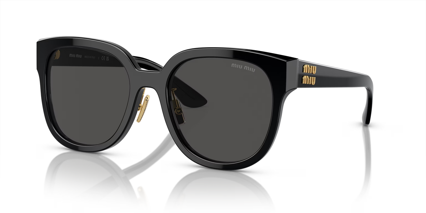 משקפי שמש מיו מיו שחור-אפור | MIU MIU MU 01ZS Black-Grey