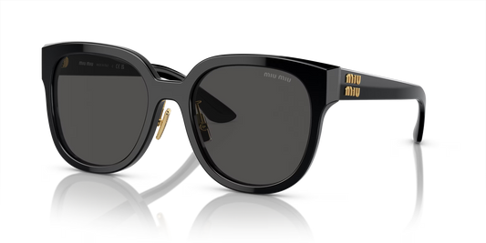 משקפי שמש מיו מיו שחור-אפור | MIU MIU MU 01ZS Black-Grey