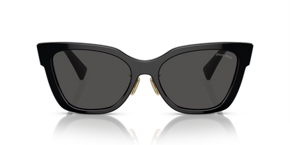 משקפי שמש מיו מיו שחור-אפור | MIU MIU MU 02ZS Black-Grey
