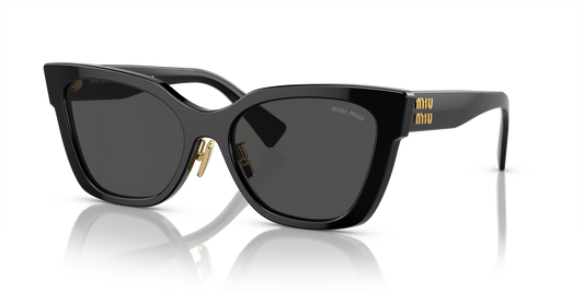משקפי שמש מיו מיו שחור-אפור | MIU MIU MU 02ZS Black-Grey