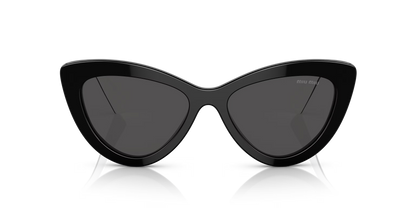 משקפי שמש מיו מיו שחור-אפור | MIU MIU MU 04YS Black-Grey