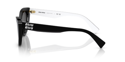 משקפי שמש מיו מיו שחור-אפור | MIU MIU MU 04YS Black-Grey