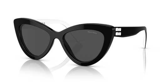 משקפי שמש מיו מיו שחור-אפור | MIU MIU MU 04YS Black-Grey