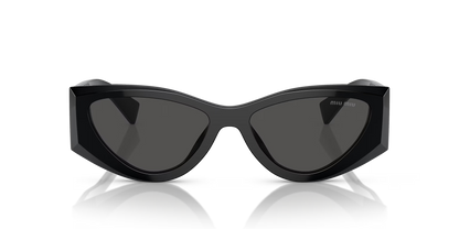 משקפי שמש מיו מיו שחור-אפור | MIU MIU MU 06YS Black-Grey