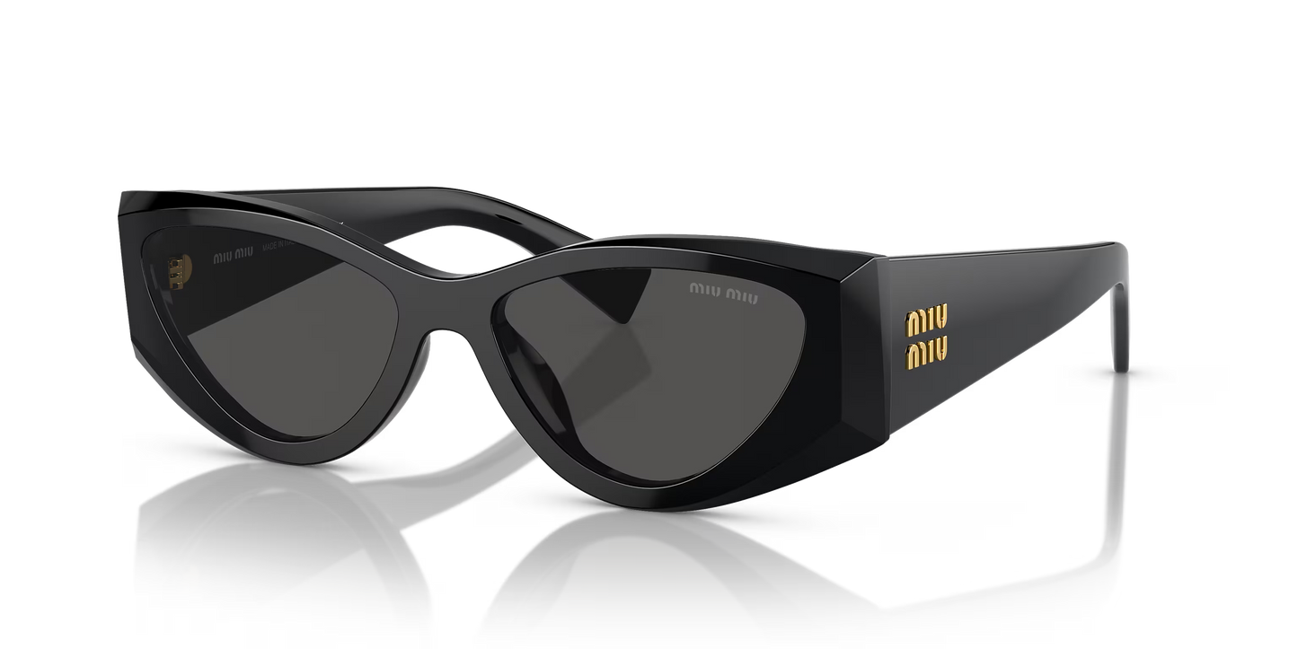 משקפי שמש מיו מיו שחור-אפור | MIU MIU MU 06YS Black-Grey