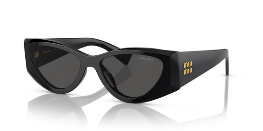 משקפי שמש מיו מיו שחור-אפור | MIU MIU MU 06YS Black-Grey