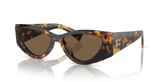 משקפי שמש מיו מיו צב-חום | MIU MIU MU 06YS Tortoise-Brown