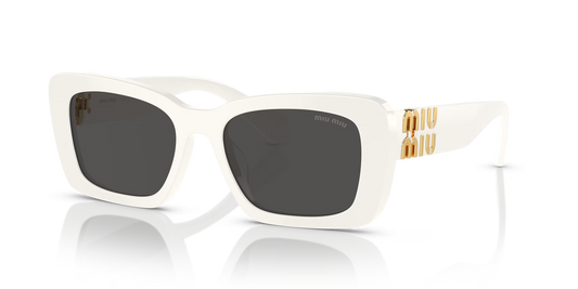 משקפי שמש מיו מיו לבן-אפור | MIU MIU MU 07YS White-Grey