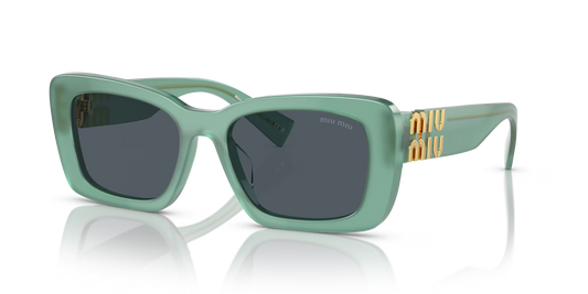 משקפי שמש מיו מיו ירוק-אפור | MIU MIU MU 07YS Green-Grey