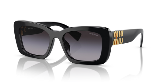 משקפי שמש מיו מיו שחור-אפור | MIU MIU MU 07YS Black-Grey