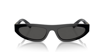 MIU MIU MU 07ZS Black-Grey Sunglasses