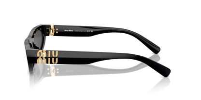 MIU MIU MU 07ZS Black-Grey Sunglasses