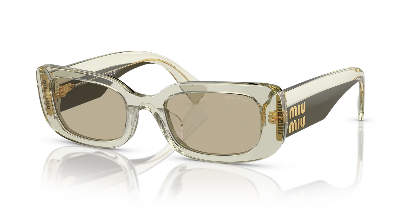 משקפי שמש מיו מיו בז'-חום | MIU MIU MU 08YS Beige-Brown