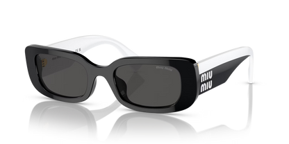 משקפי שמש מיו מיו שחור-אפור | MIU MIU MU 08YS Black-Grey