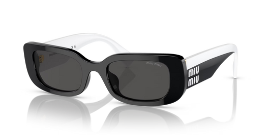 משקפי שמש מיו מיו שחור-אפור | MIU MIU MU 08YS Black-Grey