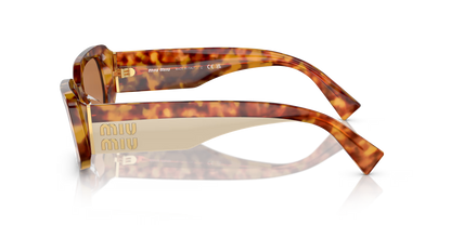 משקפי שמש מיו מיו צב-חום | MIU MIU MU 08YS Tortoise-Brown
