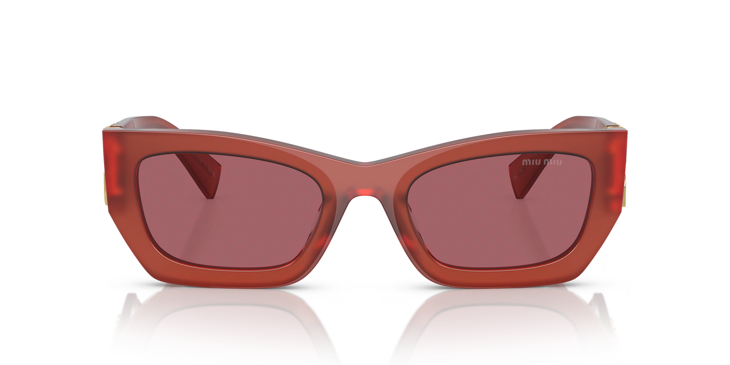 משקפי שמש מיו מיו אדום-סגול | MIU MIU MU 09WS Red-Violet
