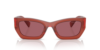 משקפי שמש מיו מיו אדום-סגול | MIU MIU MU 09WS Red-Violet