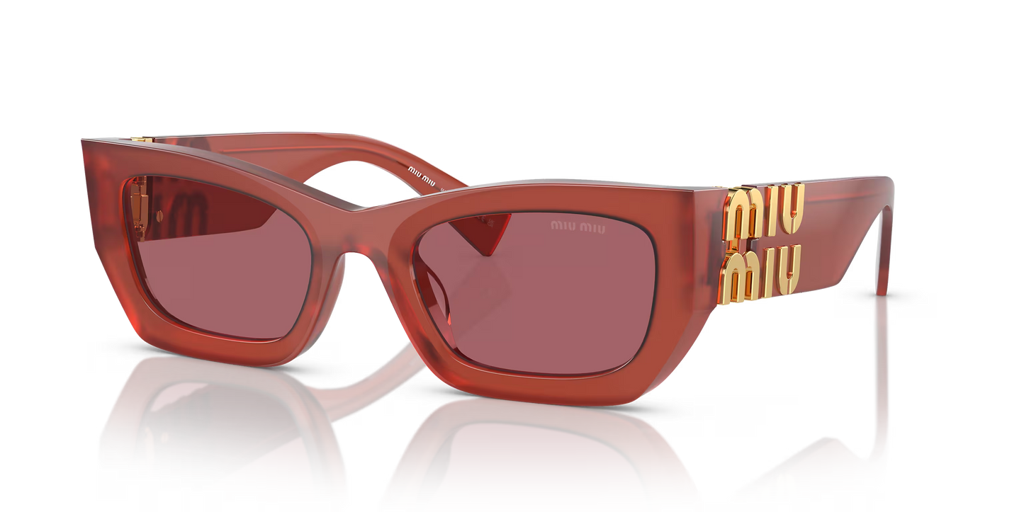 משקפי שמש מיו מיו אדום-סגול | MIU MIU MU 09WS Red-Violet