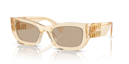 משקפי שמש מיו מיו חום-חום | MIU MIU MU 09WS Brown-Brown