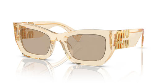 משקפי שמש מיו מיו חום-חום | MIU MIU MU 09WS Brown-Brown