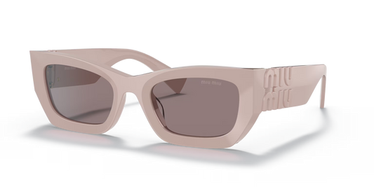 משקפי שמש מיו מיו ורוד-סגול | MIU MIU MU 09WS Runway Pink-Violet