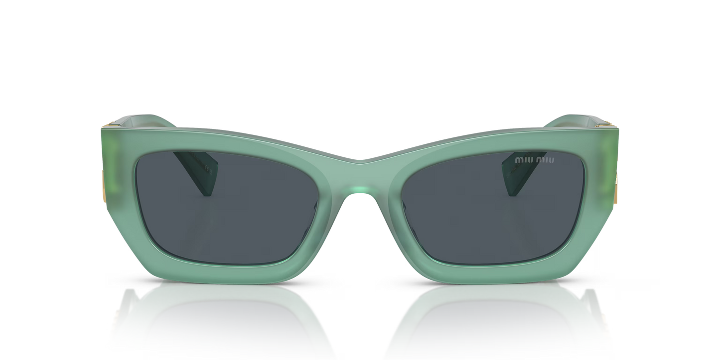 משקפי שמש מיו מיו ירוק-אפור | MIU MIU MU 09WS Green-Grey
