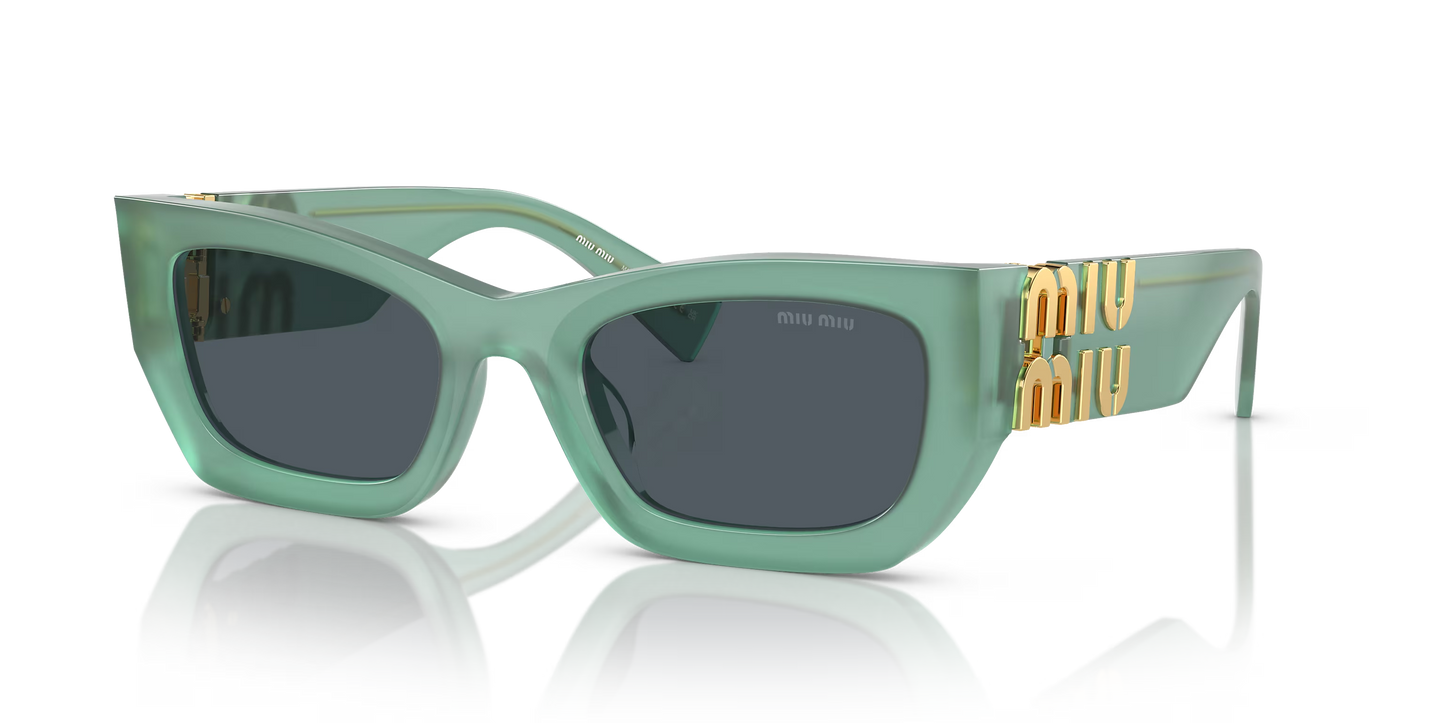 משקפי שמש מיו מיו ירוק-אפור | MIU MIU MU 09WS Green-Grey