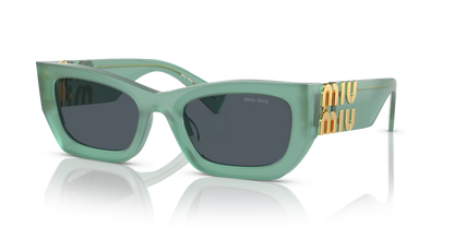 משקפי שמש מיו מיו ירוק-אפור | MIU MIU MU 09WS Green-Grey