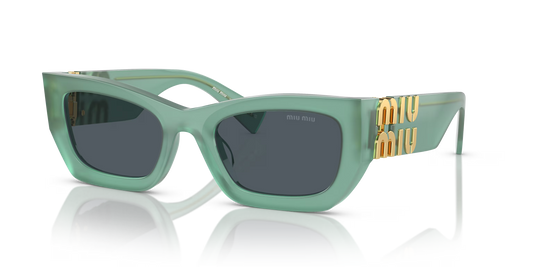 משקפי שמש מיו מיו ירוק-אפור | MIU MIU MU 09WS Green-Grey