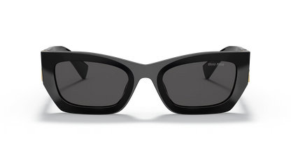 משקפי שמש מיו מיו שחור-אפור | MIU MIU MU 09WS Runway Black-Grey