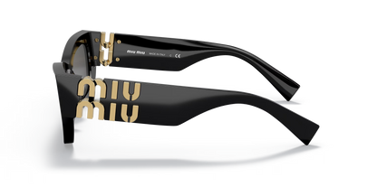 משקפי שמש מיו מיו שחור-אפור | MIU MIU MU 09WS Runway Black-Grey
