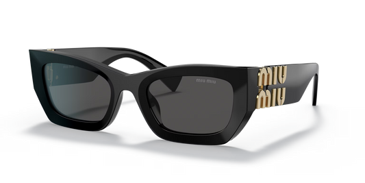 משקפי שמש מיו מיו שחור-אפור | MIU MIU MU 09WS Runway Black-Grey