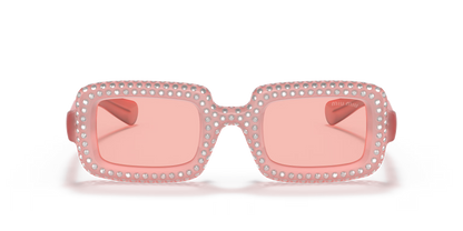 משקפי שמש מיו מיו ורוד-ורוד | MIU MIU MU 09XS Pink-Pink
