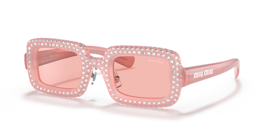 משקפי שמש מיו מיו ורוד-ורוד | MIU MIU MU 09XS Pink-Pink